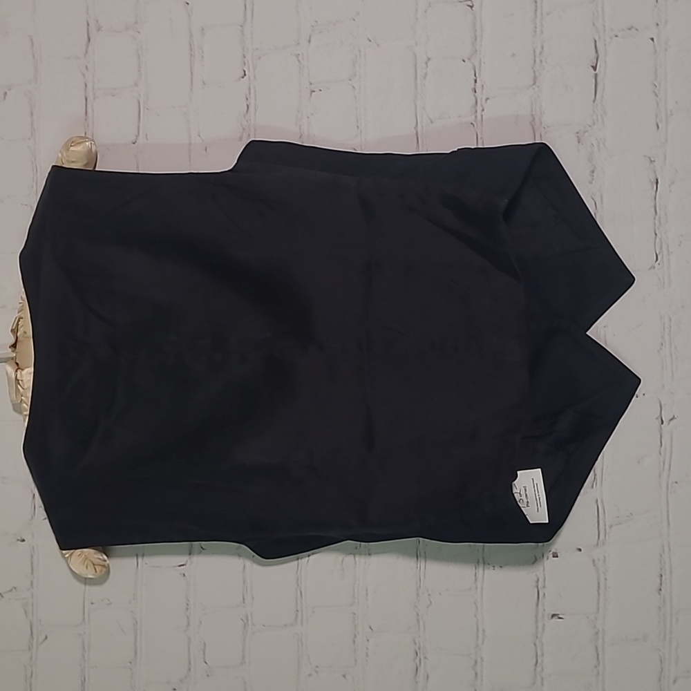 DOLCE & GABBANA D&G Black Linen & Silk Vest Womens US 6 Label 42 Authenticated - Picture 9 of 13
